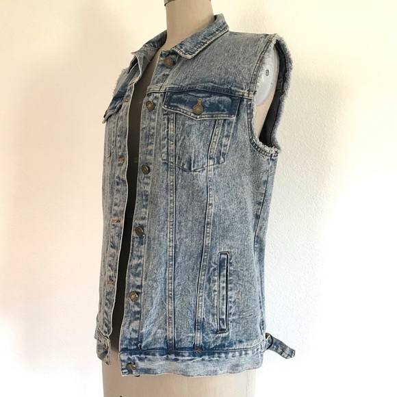 Gianni Bini S denim oversized  Vest - Picture 4 of 8